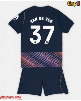 Tottenham Hotspur Micky van de Ven #37 Echipament de Fotbal Replică 2026-27 Copii Deplasare (+ Șorturi)